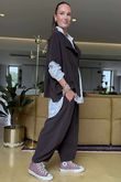 Made in Italy Cooper Needlecord Cap Sleeve Jacket Coffee Bean